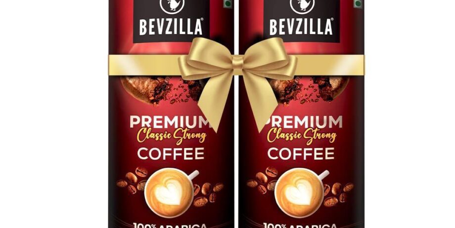 Bevzilla 400 Gram (200 Gm Pack of 2) 100% Arabica Instant Classic Strong Coffee Powder | Make 200 Cups Coffee| Espresso, Latte & Cappucino| Hot Cold Unbreakable Jar